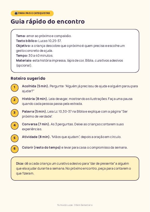 Guia para pais e catequistas